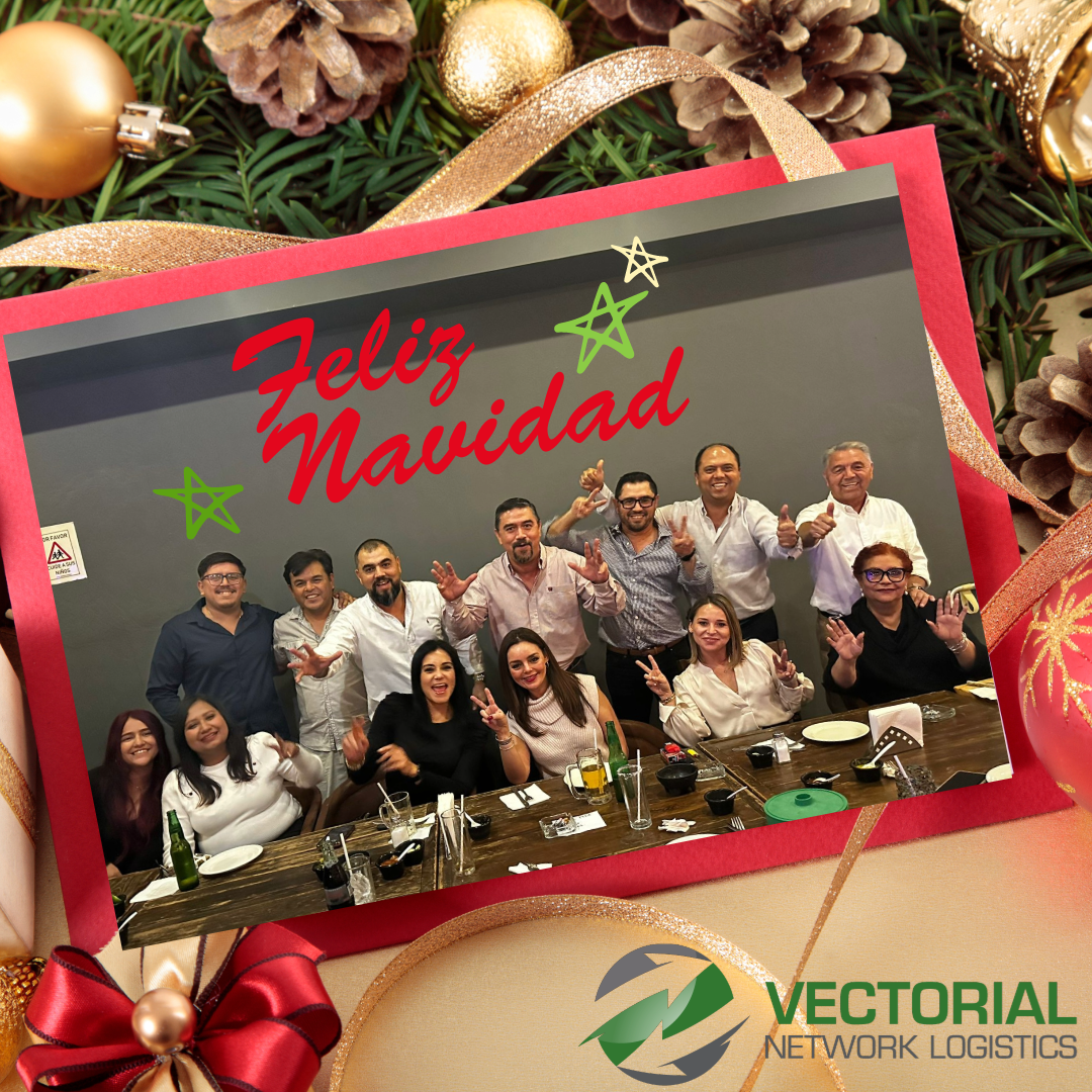 Vectorial Network logistics les desea una feliz navidad